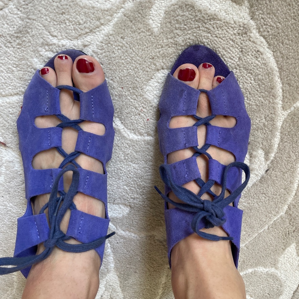 Deena and Ozzy Cobalt Blue sandals